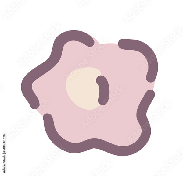 Fototapeta Kawaii Flower Cute Botanical Leaf Wildflower