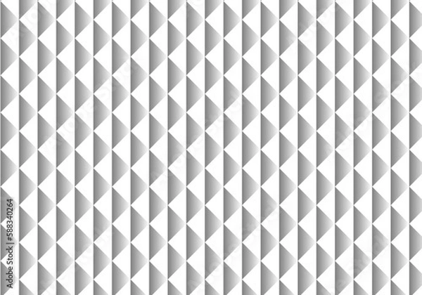 Fototapeta Pyramid pattern white background seamless design
