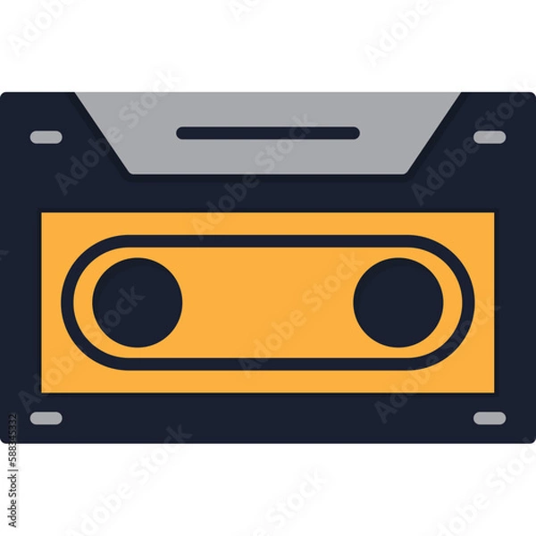 Obraz Cassette Icon