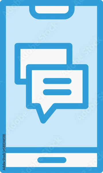 Obraz Message Vector Icon Design Illustration