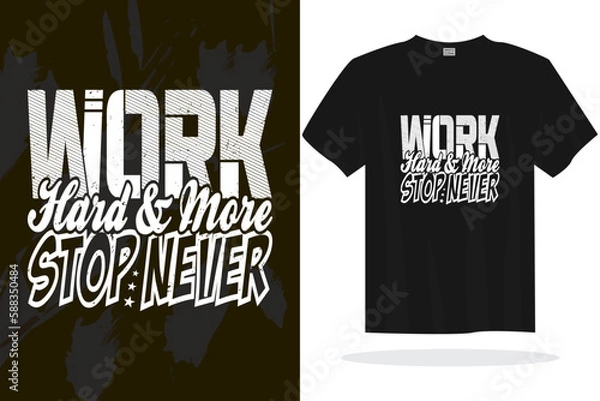 Obraz Print ready inspirational typography lettering quotes vector t shirt design template