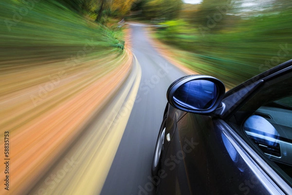Obraz Car speeding.