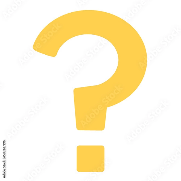 Obraz 黄色いクエスチョンマーク