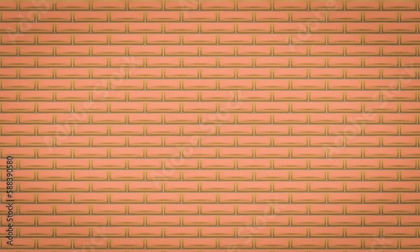 Obraz red brick wall background new
