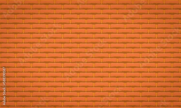 Obraz red brick wall new walls