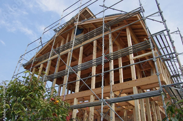 Fototapeta new house under construction