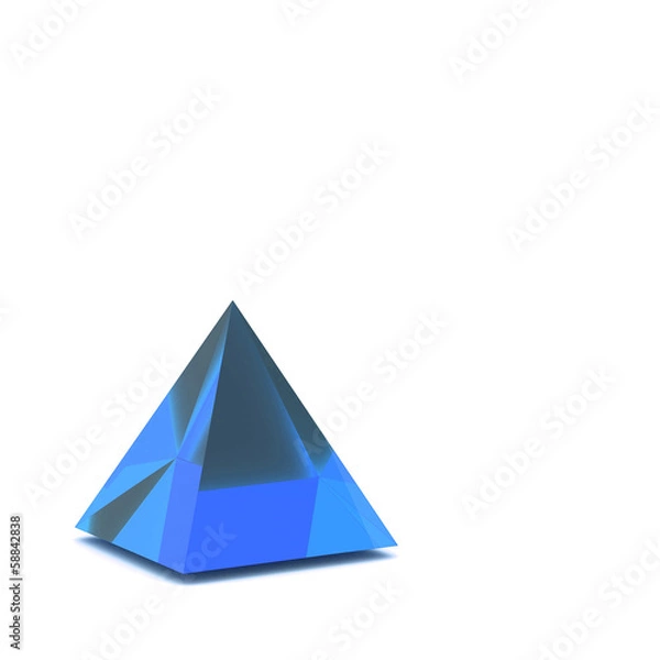 Fototapeta 3d illustration basic geometric shapes