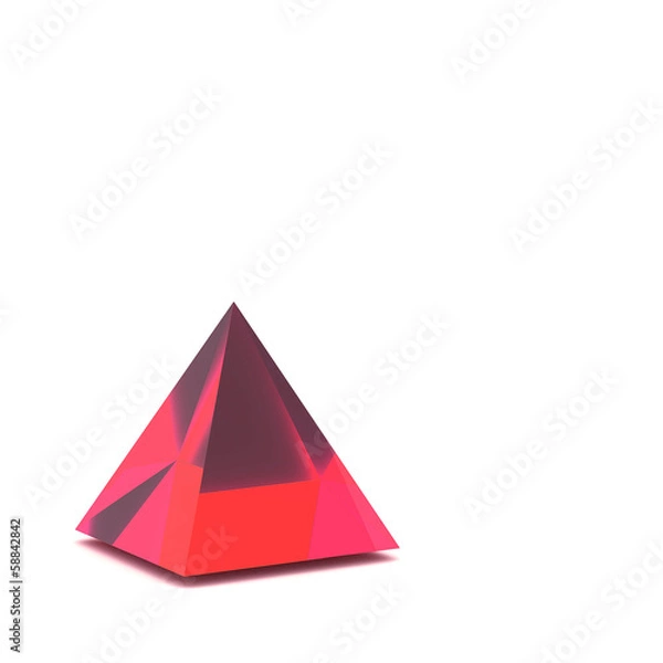 Obraz 3d illustration basic geometric shapes