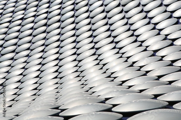 Fototapeta Architectural detail from the exterior of a modern building