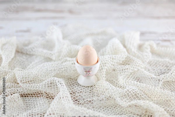 Obraz egg on a wooden background