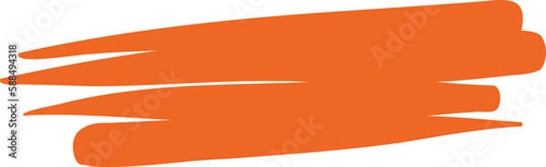 Obraz Paint brush stroke icon