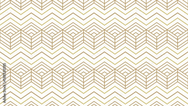 Fototapeta white hexagon pattern vector background