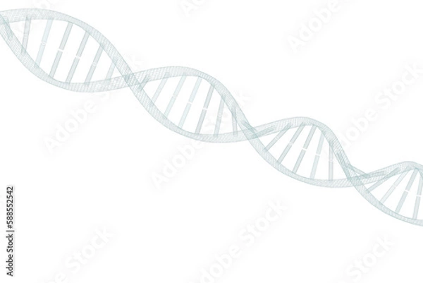 Fototapeta 3d image of DNA 