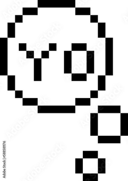 Fototapeta Speech bubble with yo text icon