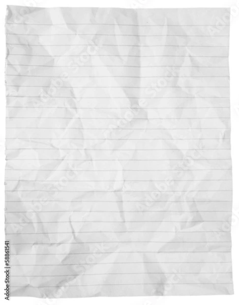 Obraz Zmocony papier