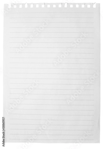Obraz Notebook paper