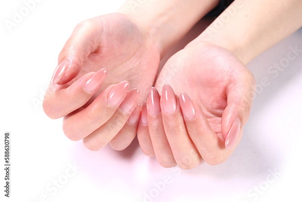 Obraz ネイルをした女性の手