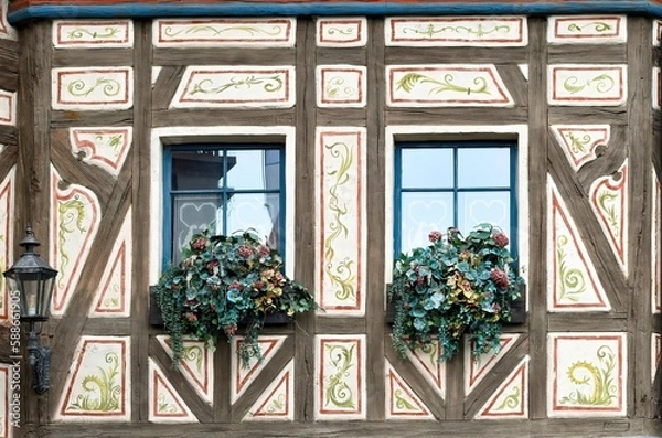 Obraz eine Hausfassade