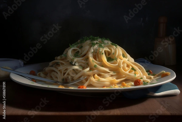 Obraz spaghetti with sauce