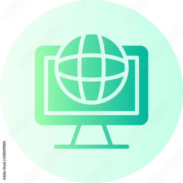 Obraz knowledge gradient icon