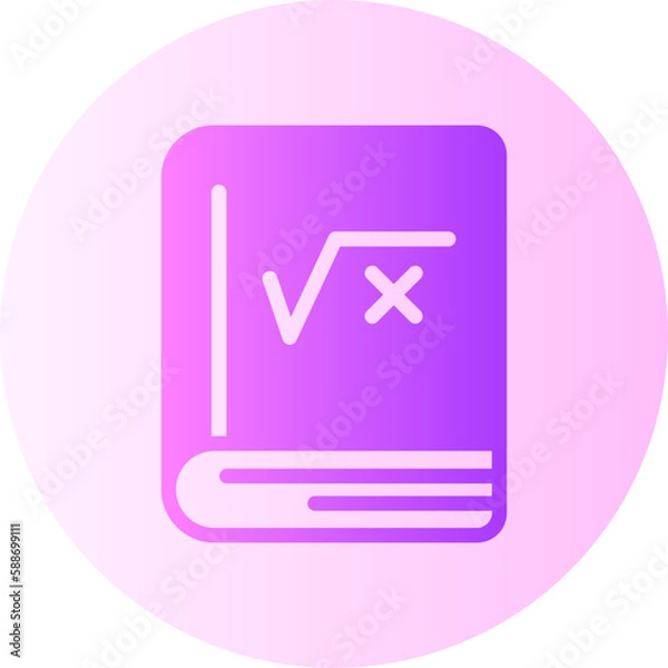 Obraz book gradient icon