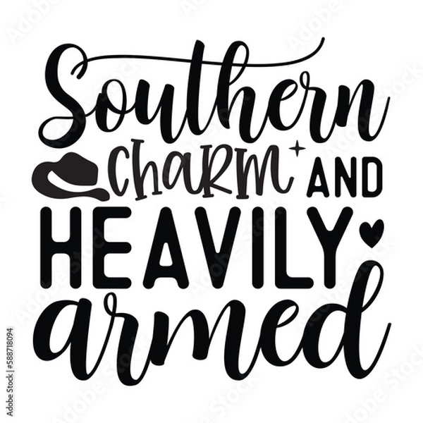 Obraz Southern charm and heavily armed SVG