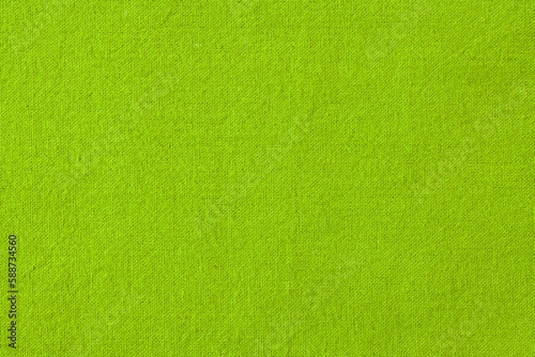 Fototapeta Abstract green fabric texture background, blank green fabric pattern background