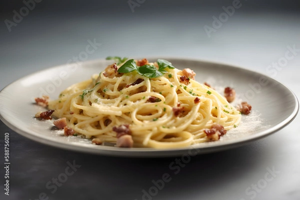 Fototapeta Spaghetti Carbonara