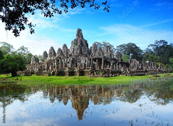 Obraz Bayon Temple of Angkor Thom, Cambodia