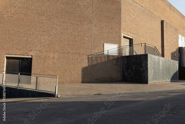 Fototapeta bâtiment brique ville