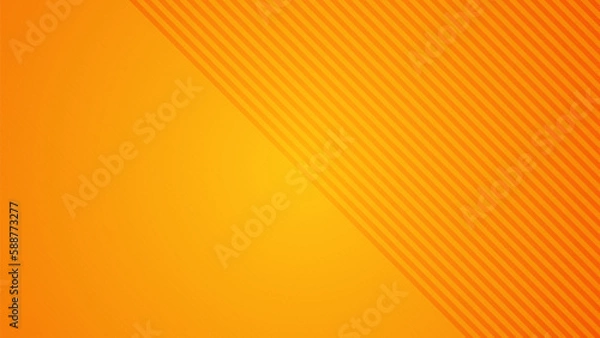 Obraz Abstract orange vector background with stripes