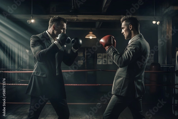 Obraz Conflict Management. Generative AI.