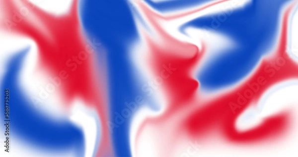 Fototapeta abstract red blue white liquid gradient background