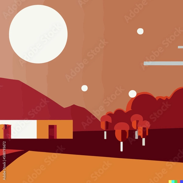 Obraz city landscape