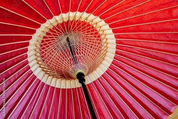 Obraz 日本の古い赤い傘