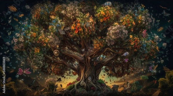 Obraz Tree of Life (Generative AI)