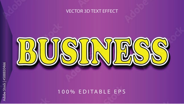 Obraz Business Text Effect 