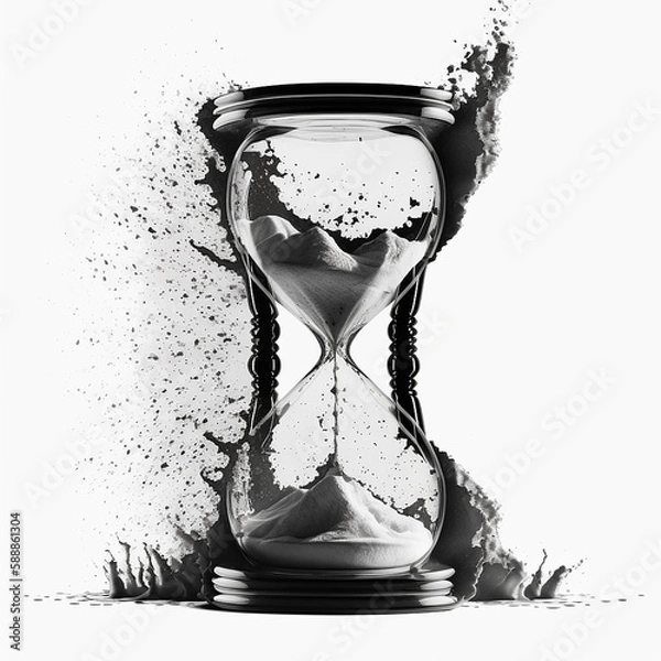 Fototapeta hourglass with sand