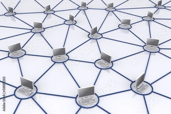 Fototapeta ネットワーク