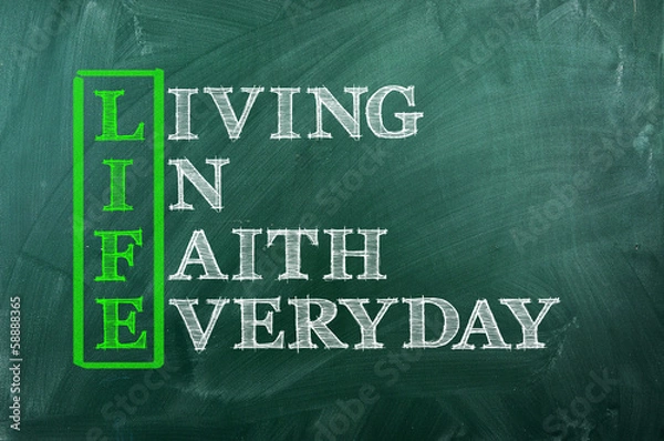 Obraz life faith