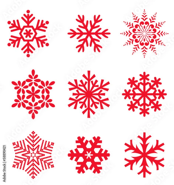 Obraz 눈꽃 패턴 3