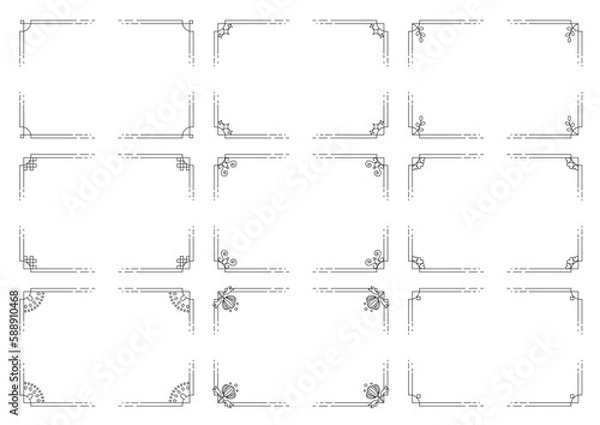 Obraz カジュアルなコーナーデザインのフレームセット　その2