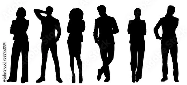 Obraz People silhouettes 74