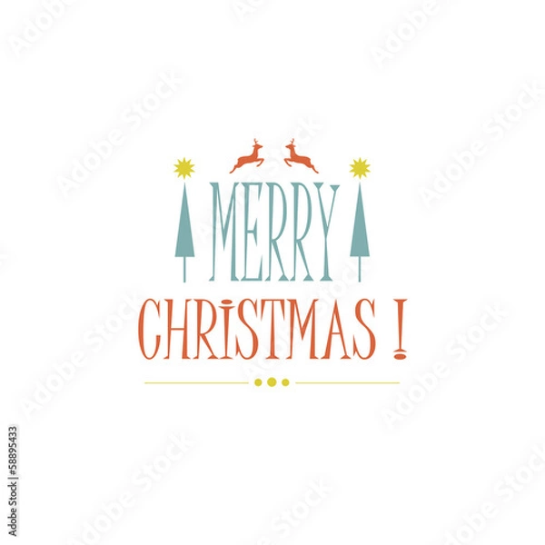 Obraz merry christmas