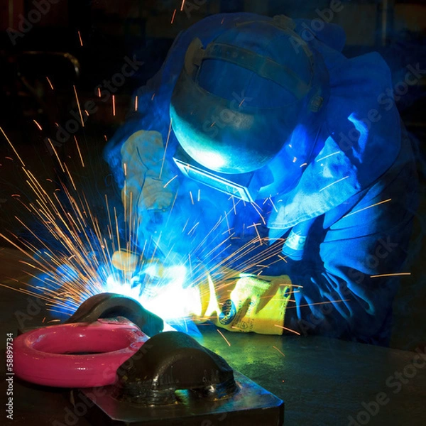 Fototapeta Schweißarbeiter