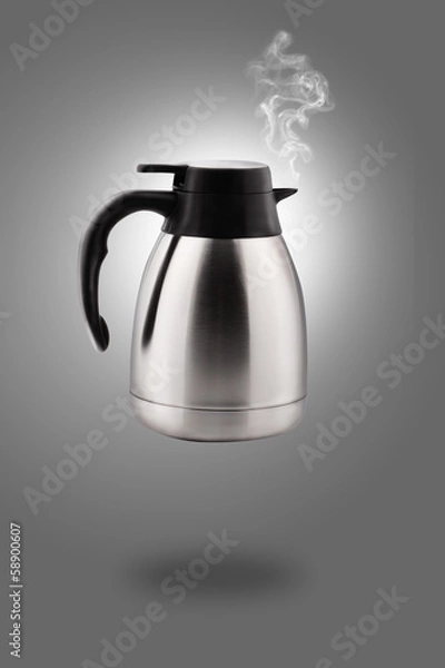 Fototapeta stainless electric kettle
