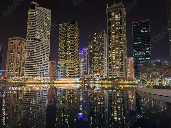 Obraz Night View Towers