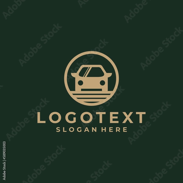 Obraz simple car logo design luxury