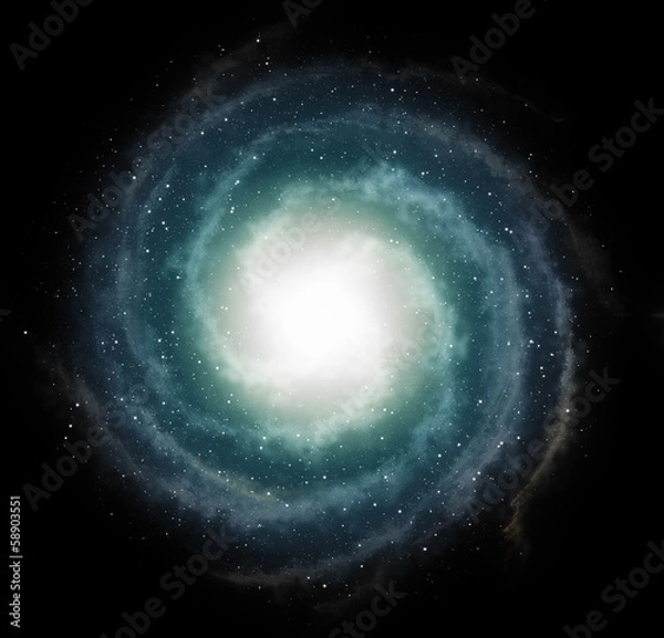 Obraz small stars on galaxy space backgrounds