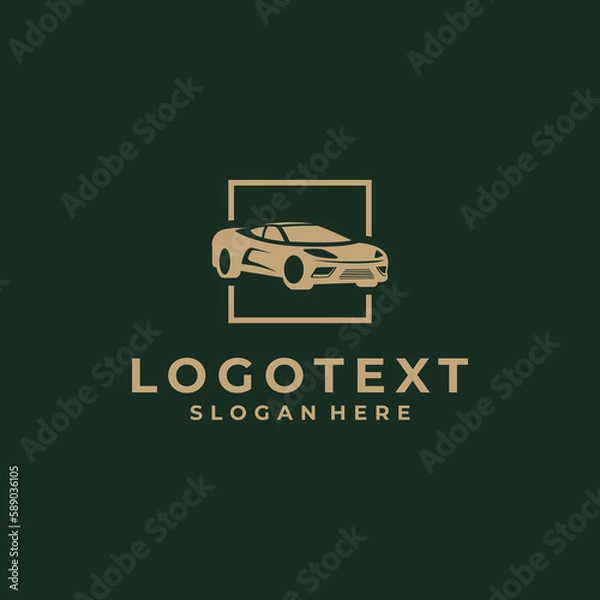 Obraz luxuy car logo design
